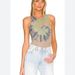 Electric & Rose Multicolor Tie-Dye Tank Top